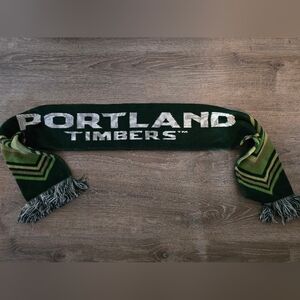 Portland Timbers Green and Silver Scarf